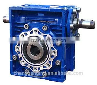 China Manufacturer RV Series Hollow Shaft Worm Transmission Gearbox photo-2