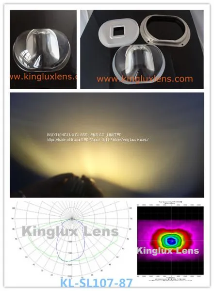 Led Street Light Lenses Borosilicate Glass