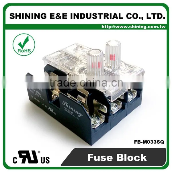 FB-M033SQ Equal To Bussmann 600V 30 Amp 3 Pole 10x38 Midget Fuse Box photo-6