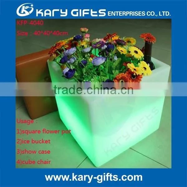 Plastic Led Light Flower Pot Home & Garden Supplies Fancy Led Fruit Bowl photo-5