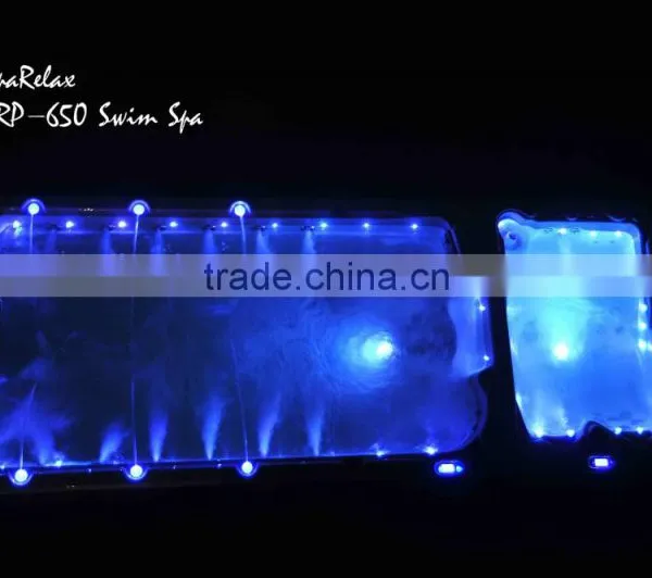 Acrylic Outdoor Spa Hot Tub Freestanding Swim Spa Pool CE Approved Large Swim Pool With Massage Function photo-5