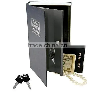 Key Lock Coffer Money Gun Storage Dictionary Book Safe Box photo-2