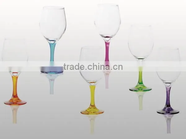 Glass Manufacturer Cocktail Glass Cup Goblet Decorative Color