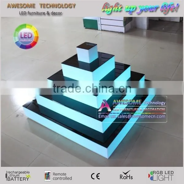 Led Wedding Deocration, Light up Wedding Cake Display Stand photo-2