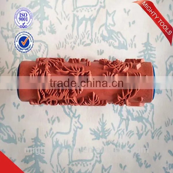 PATTERN RUBBER PAINT BRUSH ROLLER DIY ART DESIGNER DECORATIVE PAINT ROLLER MANUFACTURER Brocha De Pintura photo-2