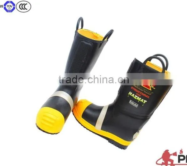 China Factory Manufacturer EN Approved Fire Fighter Boots photo-4