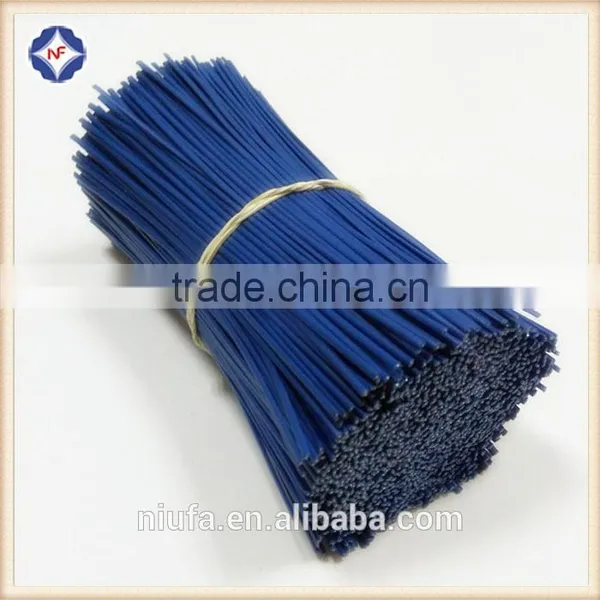 Round Plastic Coated Single Metal Wire Twists for Electric Wire Packaging photo-6