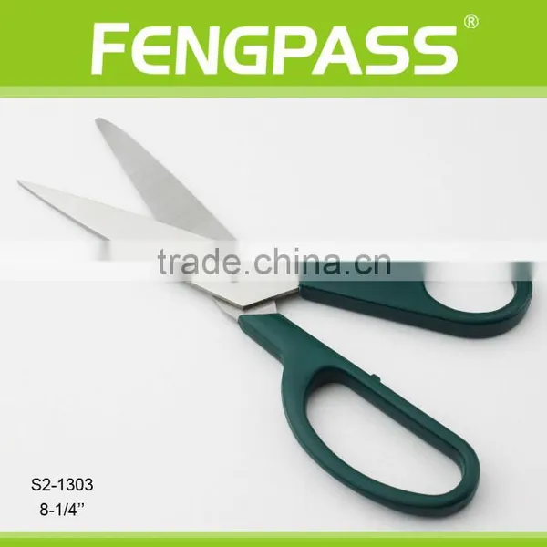 S2-1303 8-1/4" Inch 2CR13 Stainless Steel Blade With PP Handle Paper Cutting Scissors For Shape Cutting photo-2