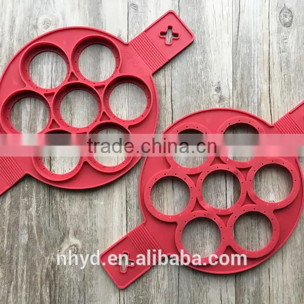 2017 Wholesale Flippin Fantastic BPA Free Food Grade Silicone Pancake Mold photo-4