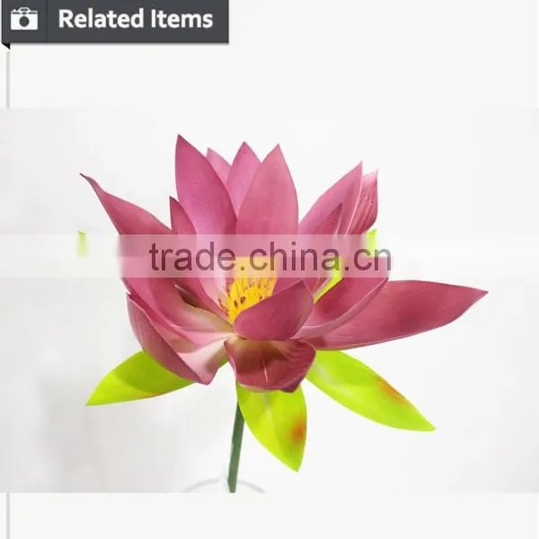 High Quality China Factory Direct Sell Artificial Water Lily Flowers photo-4