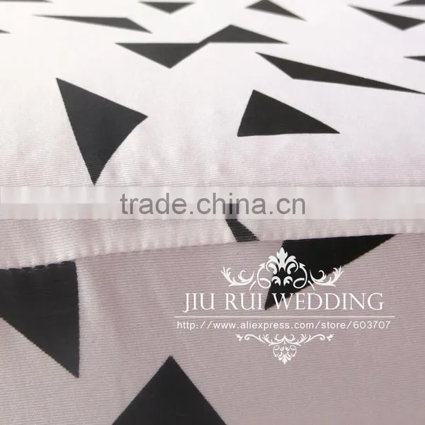 Triangle Print Spandex Chair Cover Lovely Lycra Chair Cover For Birthday Use photo-2