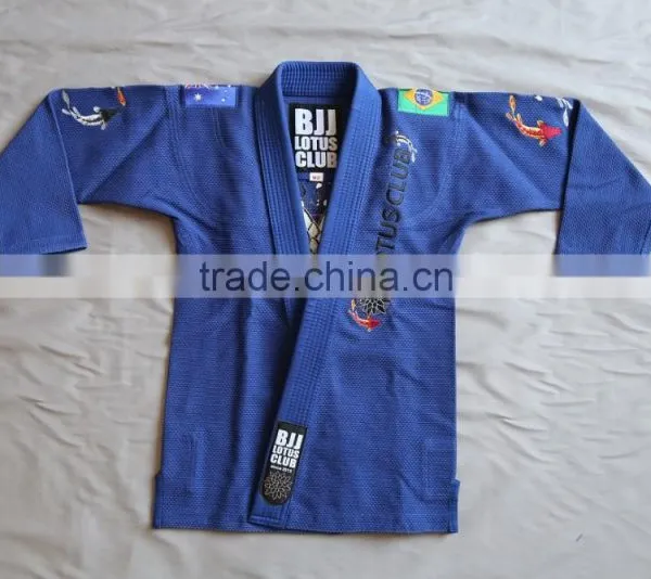 100%cotton Pearl Weave Fabric Shoyroll Style Kimono Bjj gi Brazilian Jiu Jitsu gi photo-5