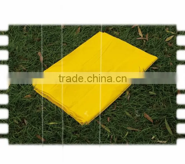 PE Disposable Yellow Poncho With Customers' Logo photo-2