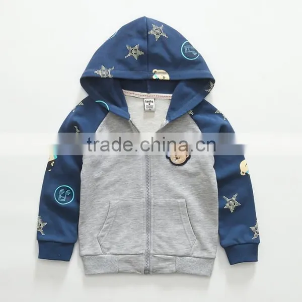 Zm40669b Plain European Design Children New Color Matching Coat photo-4