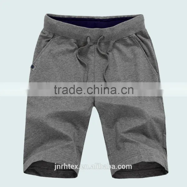 China Manufacturer Custom 100 Cotton Running Shorts , Mens Sports Shorts photo-3