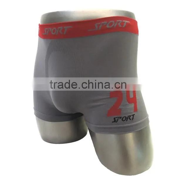 Grey Seamless Sexy Male Underwear Panties Hot Boxers Shorts Mens Underwear Sexy photo-2