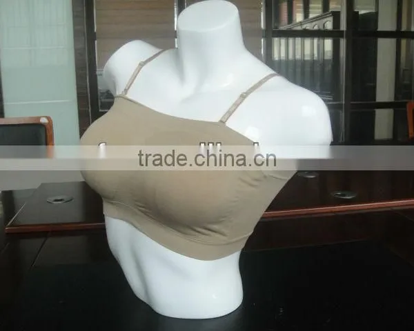 Straps Nude Girls Tube Top Lingerie Women Underwear Cheap Seamless Bra With Pads photo-2