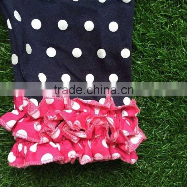 Baby Girls Summer Design Girls Boutique Clothing Hot Pink Anchor Outfits Sleeveless Capri Sets With Accessories photo-5