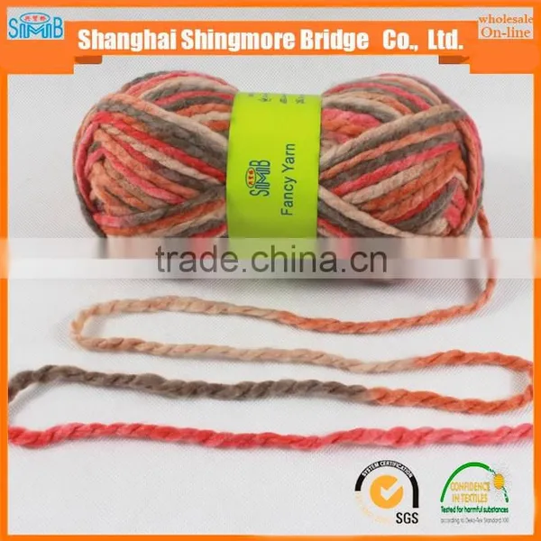 Chunky Knitting Yarns Factory Direct Wholesale Oeko Tex Certified Acrylic Yarn, Pattern Dyeing With Acrylic Yarn Prices photo-3