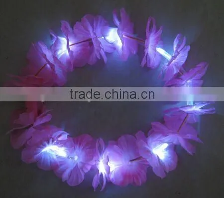 Hawaii LED Flower Necklace Lei photo-6