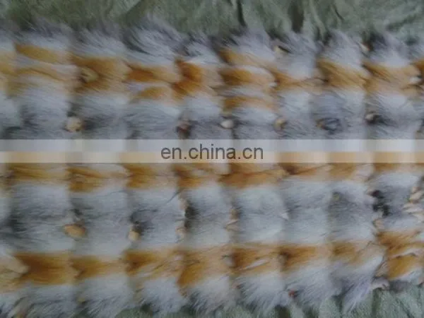 100% Real Natural Fox Fur Plate photo-2