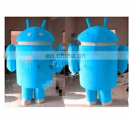 mobile phone android mascot costume
