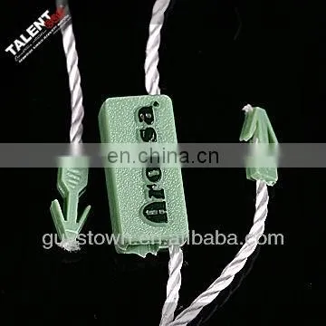 Custom Garment Brand Name Logo Plastic Seal Tag String photo-5