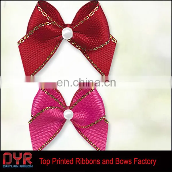 Wholesale Gold Purl Ribbon Bows for Garments With Good Price photo-3