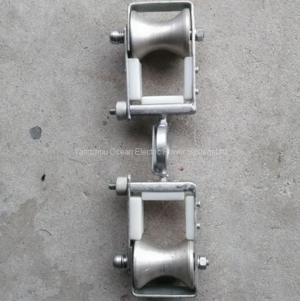 Double OPGW Pulley; Replacing Pulley; Fiber Cable Replace Roller photo-4