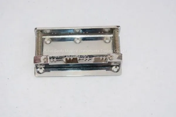 8 String Chrome Guitar Bridge photo-3