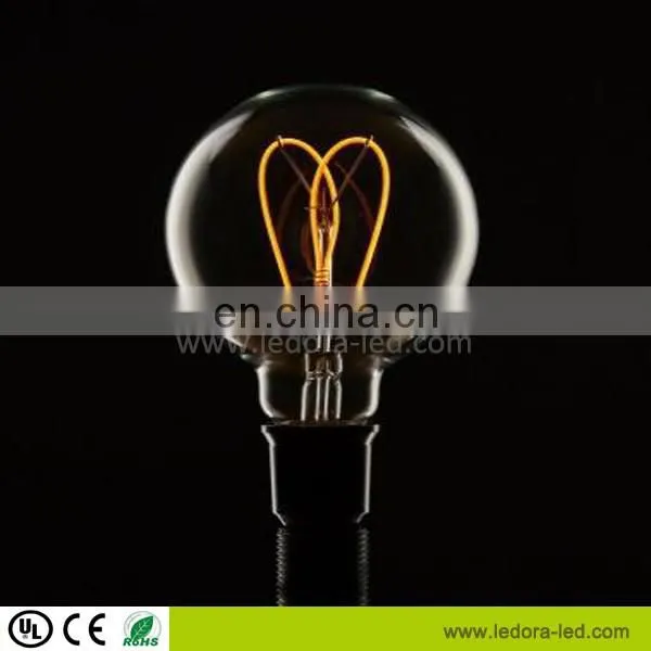 4W 6W 8W Dimmable Ra90 G95 Vintage Soft Spiral Led Filament Bulb photo-2