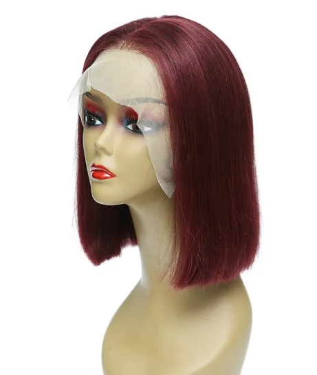 KHH Hot+Sale+Virgin+Brazilian+Cuticle+Aligned+Human+Hair+Bob+wigs,+Virgin+Hair+Lace+Front+Human+Hair+Bob+Wig+For+Black+Women photo-3