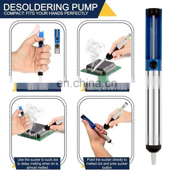 12 Pieces Set Adjustable Temperature Soldering Iron Kit 60w /110v With 5 Bonus Tips in Various Sizes photo-6