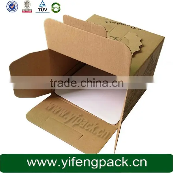Plain Kraft Paper Cartons Corrugated Box Packaging Box photo-4