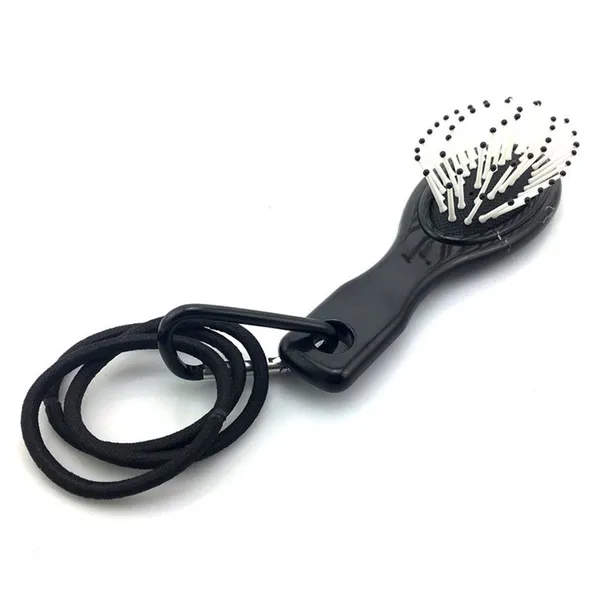 Small Kids Hair Brush Pink Cushion Hair Detangler Brush photo-3