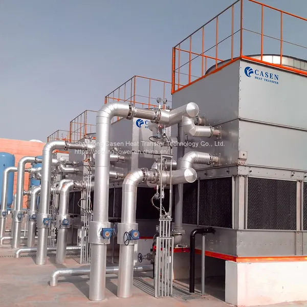 Customized 1000kw Ammonia Stainless Steel/Galvanized Evaporative Condenser for Food Plant photo-2