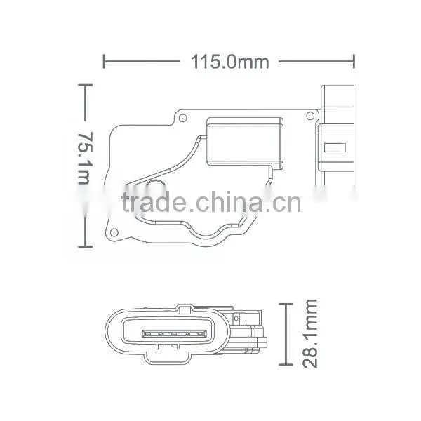 Super Quality Car Door Lock Actuator For OE Actuator VELA/VIZIWith Strong Power photo-3