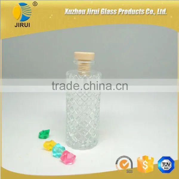 Wholesale 160ml Diamond Smoke Grey Fragrance Diffuser Glass Bottle Supplier's Choice photo-4