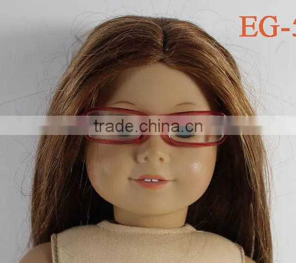Plastic Doll Sun Glasses ,doll Glasses, Rim EYE GLASSES Made for 18 Inch American Girl Dolls