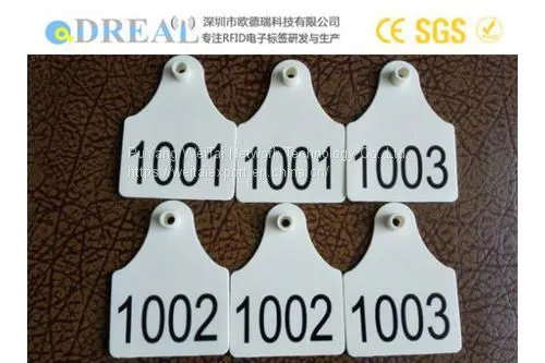 Factory Price 134.2khz RFID Smart Animal Ear Tags photo-2