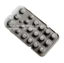 Debossed Pantone Color Elastomer Silicone Rubber Keyboard photo-3