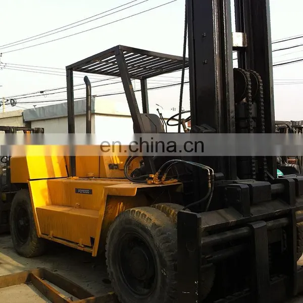 Japan 10ton Komatsu FD100 Diesel Forklift on Sale in Shanghai photo-4