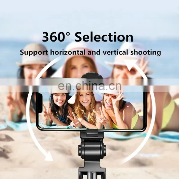 2022 NEW B-t Wireless Selfie Stick Mini Tripod Extendable Monopod With Led Light Remote Shutter For Android Phone photo-3
