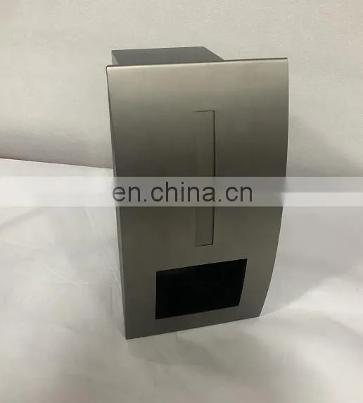 Metal Mailboxes Residential Outdoor Decor Stainless Steel Antique Mailbox Parcel Post Drop Box photo-4