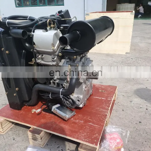 Hot Sale Water Cooled 2 Cylinders 4 Stroke SCDC Small Diesel Machines Engine EV80 photo-5