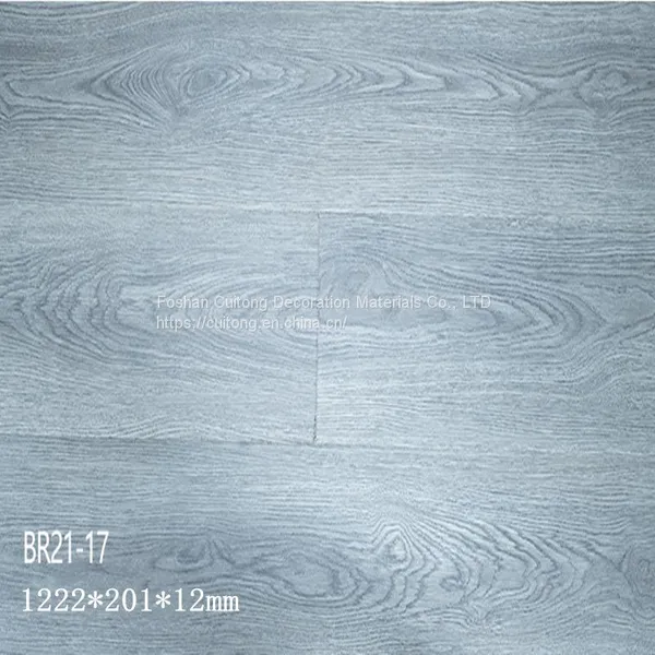 Underwear Showroom Clothing Store Laminate Wood Flooring Furniture Factory Meeting Room 12mm Composite Floor Foshan Wholesale MDF Floor photo-3
