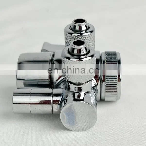 PATENT 1/4 Water Splitter Valve 3 Infall and 3 Way Out Diverter Valve photo-2