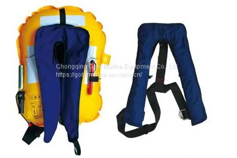 MED Approved SOLAS 275N Double Chamber Inflatable Life Jacket photo-2