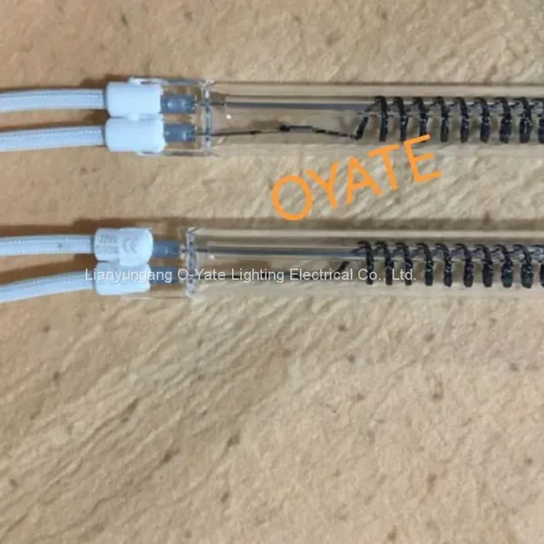Single-ended Carbon Fiber Heat Lamps 500mm 800w Infrared Heat Lamps