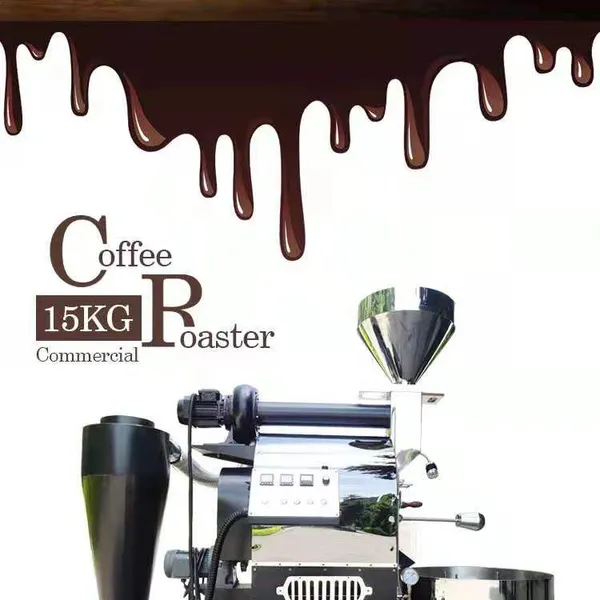 Manufacturer Supply 12kg Industrial Stainless Steel Coffee Bean Roaster Roasting Machines